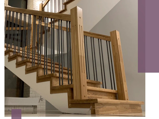 Реставрация деревянных и металлических лестниц в Барабинске