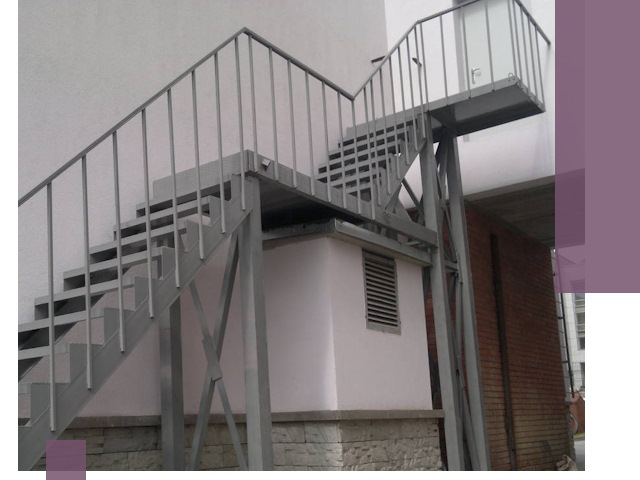 Монтаж пожарных лестниц под ключ в Барабинске с гарантией качества