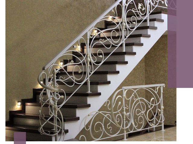 Кованые лестницы под ключ в Барабинске — изготовление и монтаж