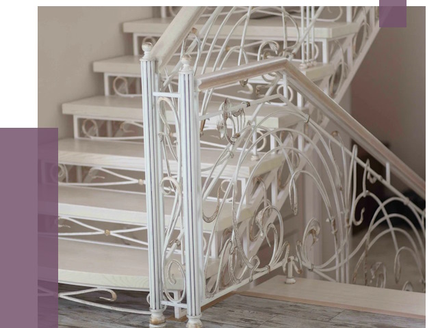 Изготовление кованых лестниц на заказ в Барабинске от 86335 руб. | ПРОЛЁТ-Ббн