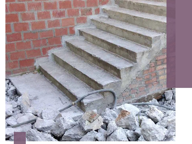 Демонтаж бетонных лестниц в Барабинске: быстро и безопасно