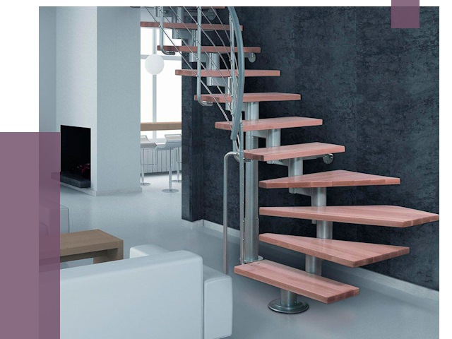 Модульные лестницы в Барабинске от 16759 руб. — купить в ПРОЛЁТ-Ббн