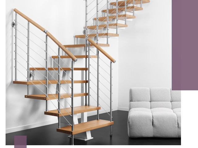 Модульные лестницы под ключ в Барабинске — монтаж и изготовление