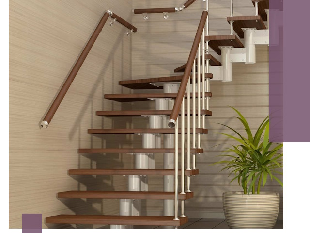 Изготовление модульных лестниц под ключ в Барабинске