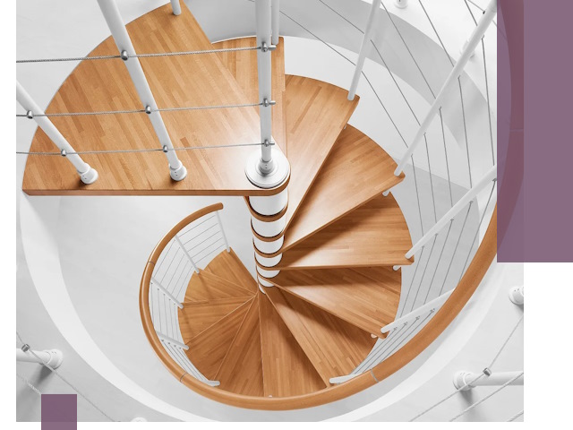 Изготовление винтовых лестниц под ключ в Барабинске