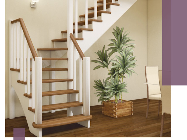 Г-образные лестницы под ключ в Барабинске — изготовление и монтаж