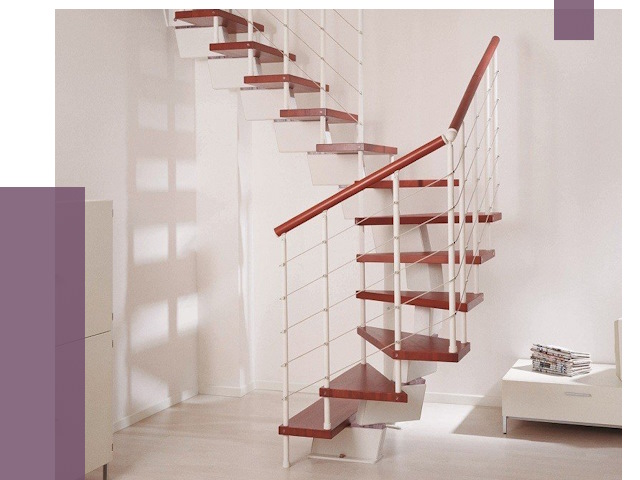 Изготовление лестниц на больцах в Барабинске от 9649 руб. | ПРОЛЁТ-Ббн