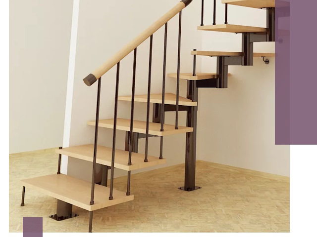 Монтаж лестниц на больцах в Барабинске — быстро и надежно