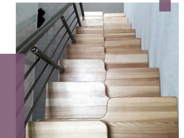 Лестницы гусиный шаг в Барабинске от 12950 руб. под ключ | ПРОЛЁТ-Ббн