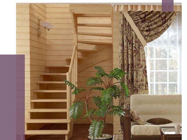 Лестницы для дачи в Барабинске от 75416 руб.  | ПРОЛЁТ-Ббн