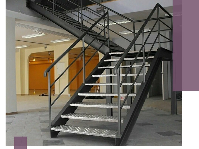 Лестницы для офиса в Барабинске: изготовление, монтаж, демонтаж