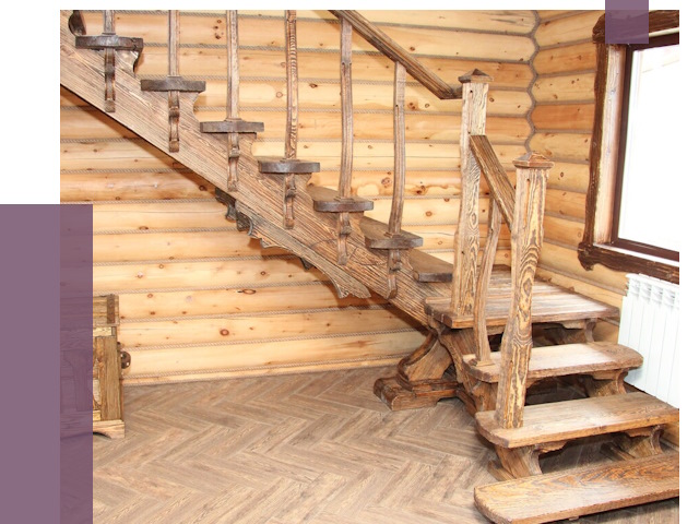 Лестницы в баню в Барабинске от 18994 руб. — изготовление | ПРОЛЁТ-Ббн