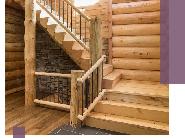 Лестницы в баню под заказ и профессиональный монтаж в Барабинске