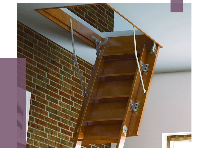 Установка чердачной лестницы в Барабинске от 7770 руб. | ПРОЛЁТ-Ббн