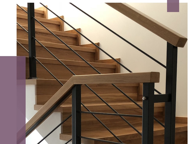Обшивка металлической лестницы деревом в Барабинске от 4317 руб.