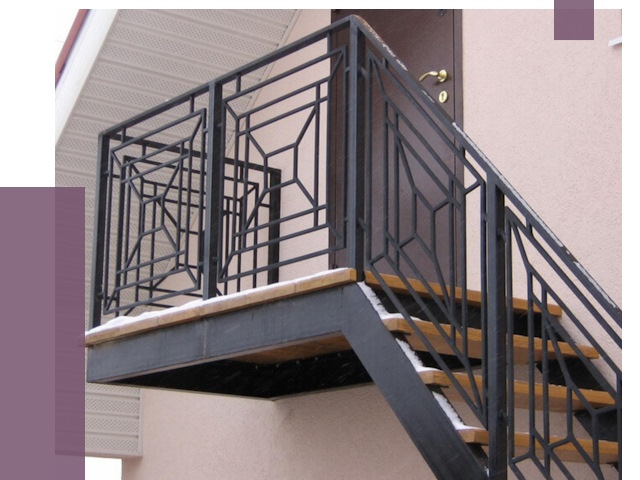 Металлические перила в Барабинске от 4266 руб.  | ПРОЛЁТ-Ббн