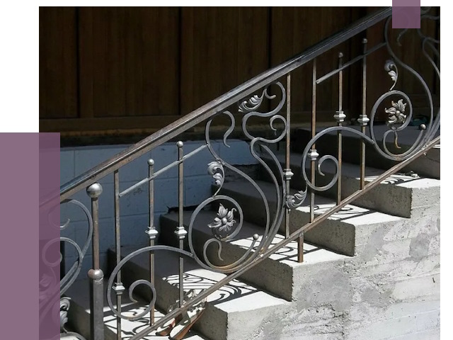 Кованые перила в Барабинске от 8633 руб. под ключ — качество от ПРОЛЁТ-Ббн