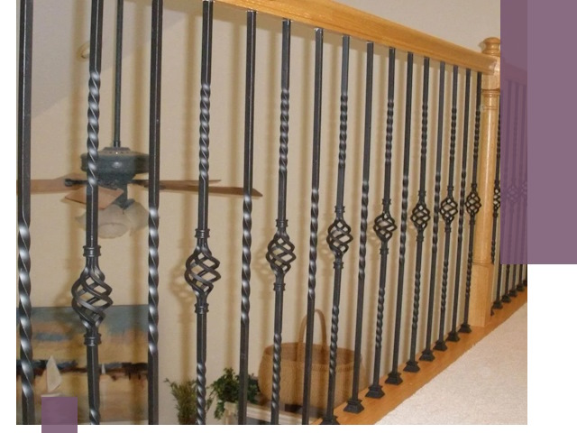 Изготовление и монтаж кованных перил в Барабинске под ключ