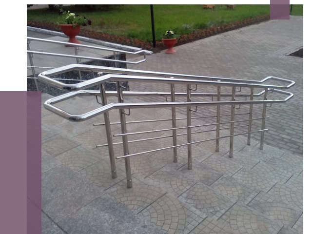 Перила для инвалидов в Барабинске от 7536 руб. под ключ | ПРОЛЁТ-Ббн