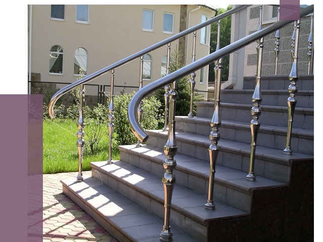 Перила для крыльца в Барабинске от 10665 руб. — монтаж ПРОЛЁТ-Ббн