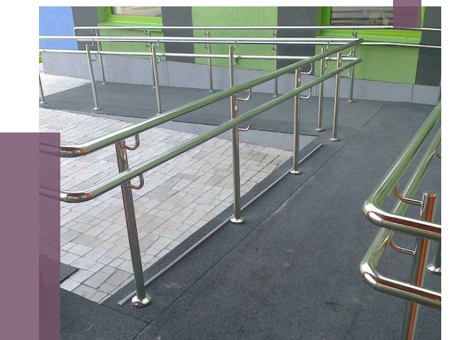 Ограждения пандусов в Барабинске от 4317 руб. монтаж | ПРОЛЁТ-Ббн