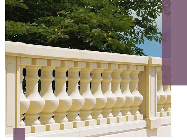 Установка балюстрады в Барабинске: изготовление и монтаж под ключ