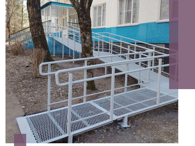 Пандусы под ключ в Барабинске: изготовление, монтаж и демонтаж