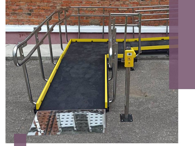 Изготовление наклонных пандусов для инвалидов в Барабинске