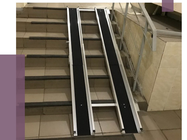 Установка пандуса в подъезд в Барабинске от 7922 руб. под ключ | ПРОЛЁТ-Ббн