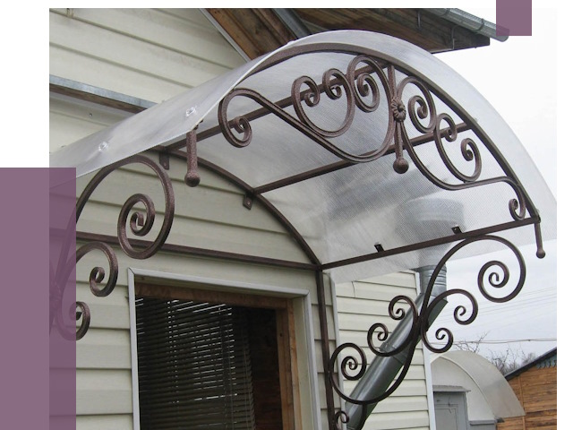 Изготовление козырьков в Барабинске от 7313 руб. — заказать | ПРОЛЁТ-Ббн