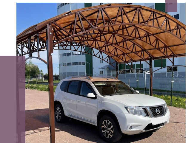 Недорогие навесы в Барабинске от 42659 руб.  | ПРОЛЁТ-Ббн