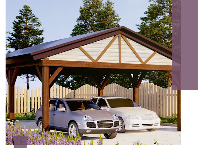 Навесы для автомобиля в Барабинске — изготовление и монтаж