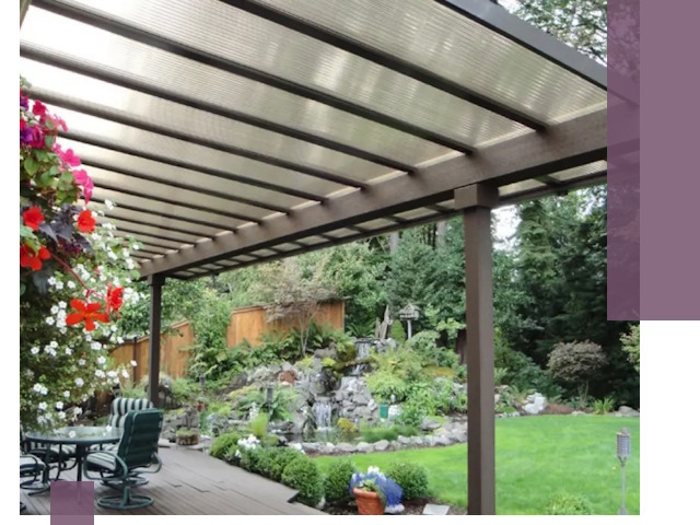 Навесы из поликарбоната под ключ в Барабинске быстро и надёжно