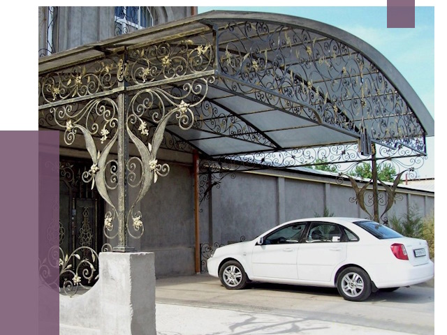 Кованые навесы в Барабинске от 14474 руб. | ПРОЛЁТ-Ббн
