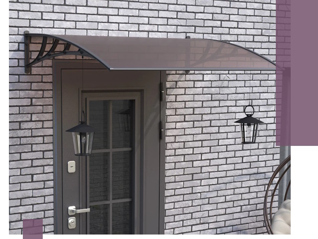 Недорогие козырьки и навесы под ключ в Барабинске