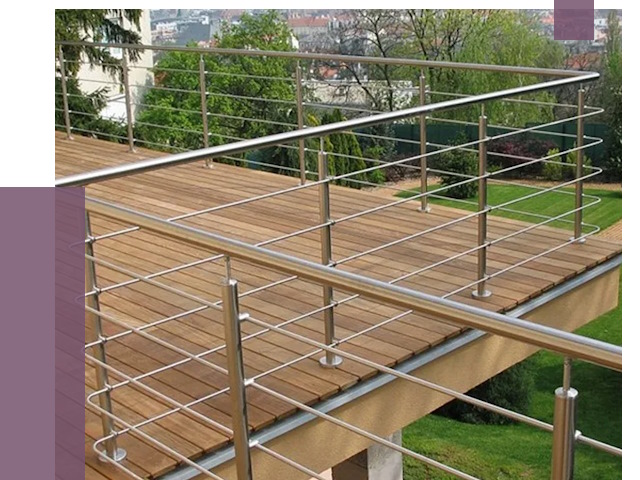 Алюминиевые парапеты в Барабинске под ключ от 7719 руб. 