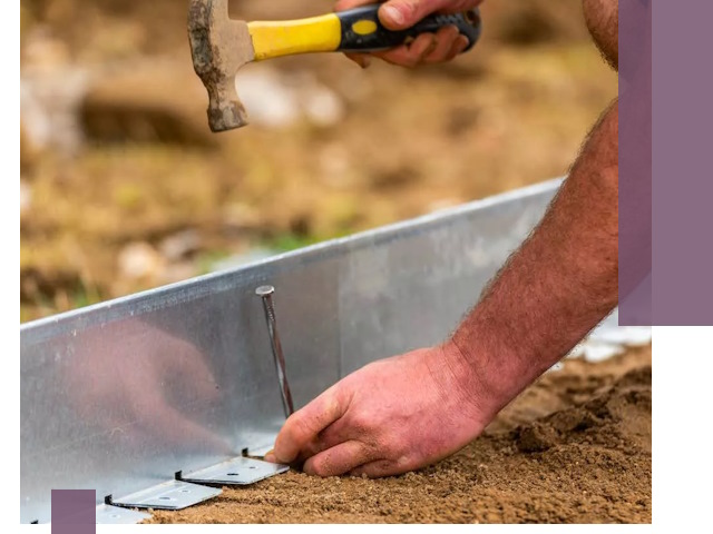 Монтаж металлических бордюров в Барабинске быстро и качественно