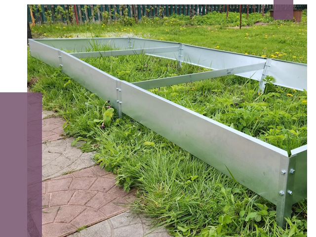 Металлические бордюры для грядок в Барабинске от 1777 руб.