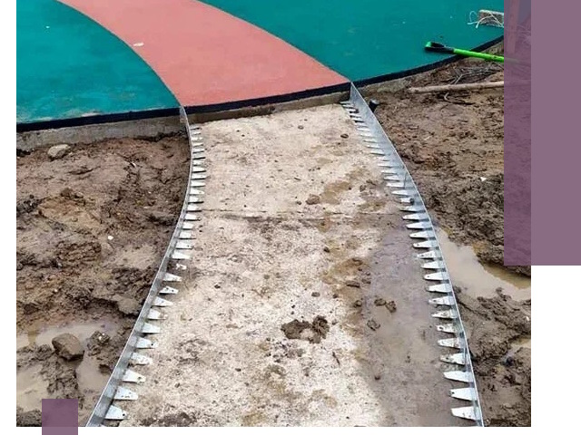 Металлические бордюры для дорожек в Барабинске — монтаж и изготовление