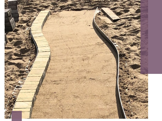 Металлические бордюры для тротуаров в Барабинске — прочные и долговечные