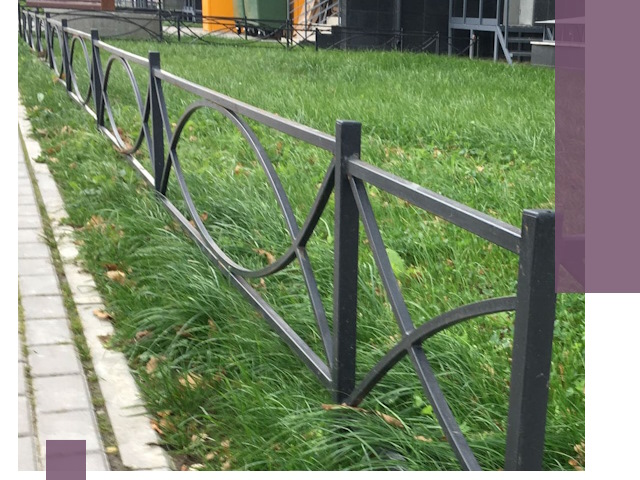 Газонные ограждения из металла в Барабинске — монтаж и продажа