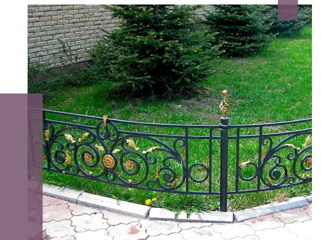 Кованые газонные ограждения в Барабинске от 7567 руб. — ПРОЛЁТ-Ббн