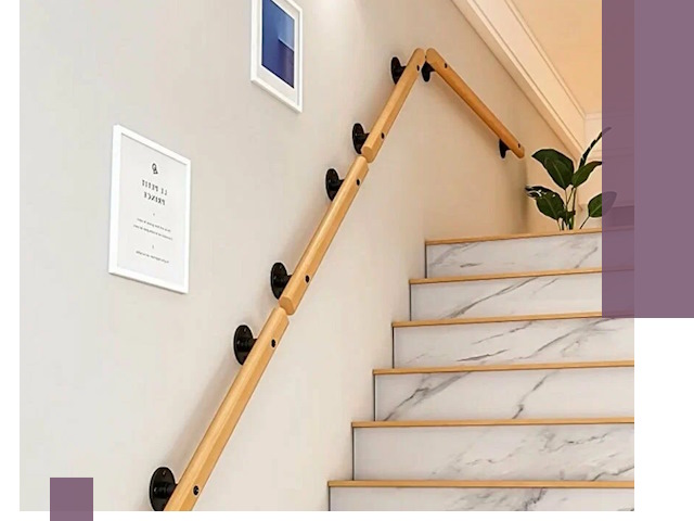 Поручни металлические и деревянные под ключ в Барабинске