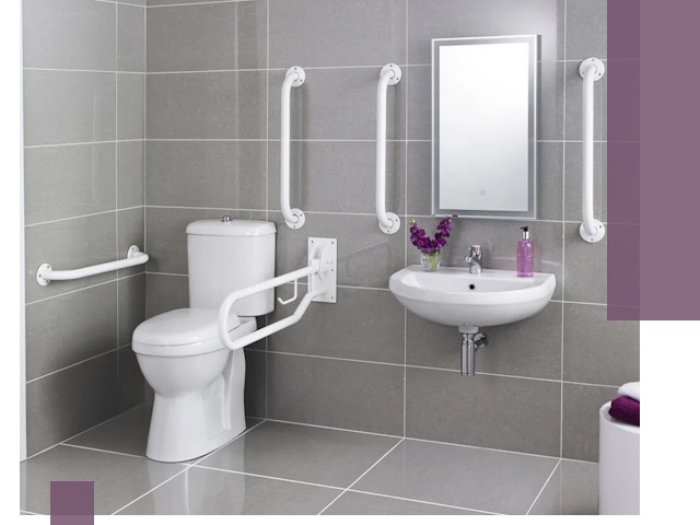 Поручни для санузлов в Барабинске: установка, ремонт и монтаж