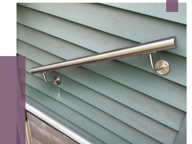 Поручни из нержавеющей стали в Барабинске от 7618 руб.  | ПРОЛЁТ-Ббн