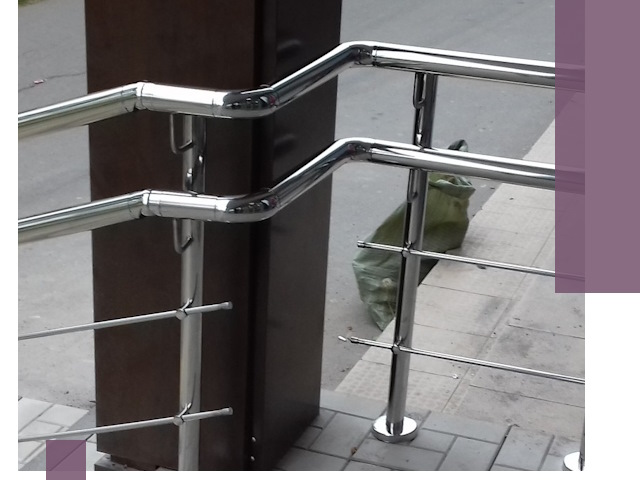 Монтаж поручней из нержавеющей стали в Барабинске качественно и быстро